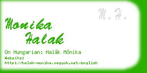 monika halak business card